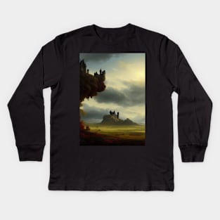 Peaks Highlands Castle Kids Long Sleeve T-Shirt